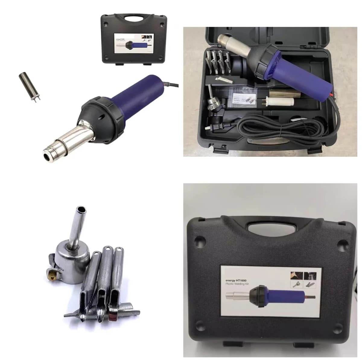 1600W Hot Air Welding Gun, Plastic Heating Gun for PVC TPO Membranes Welding Work