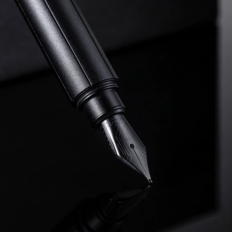 BANJU No.5 Black Plated Limited Edition Fountain Pen Tip Universal BAMJU All Series Pen EF F M 0.38 0.5 0.7 Nib Writing Smooth