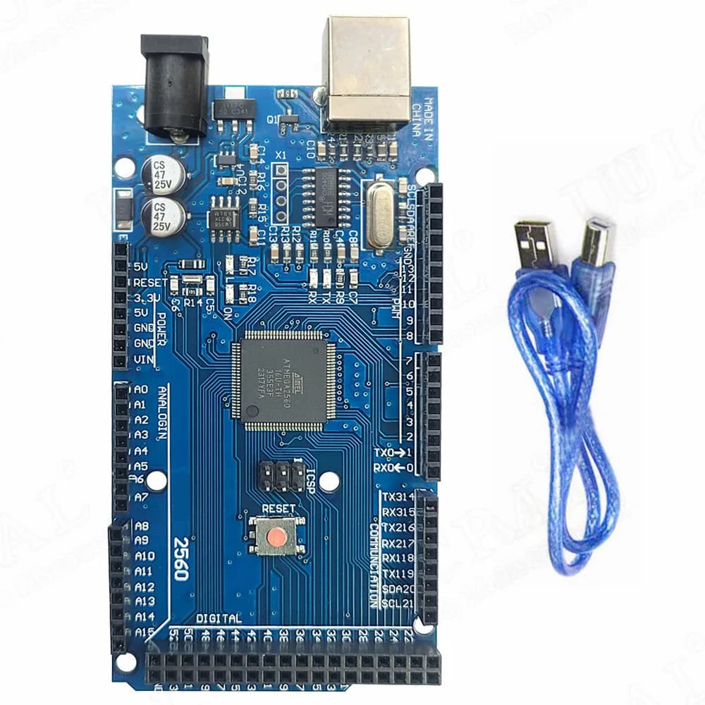 Module MCU development card MEGA2560 R3 for Arduino module Improved version with connection cable CH340G ATMEGA2560-16AU