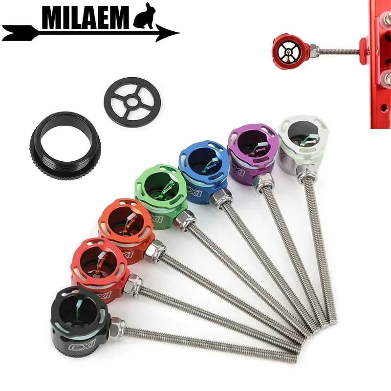 Arco ricurvo Sight Cerchio trasversale Testa di mira 1Pin 0.019 "Fibra ottica Sight Arco ricurvo Freccia Bersaglio Tiro con l'arco Tiro da caccia