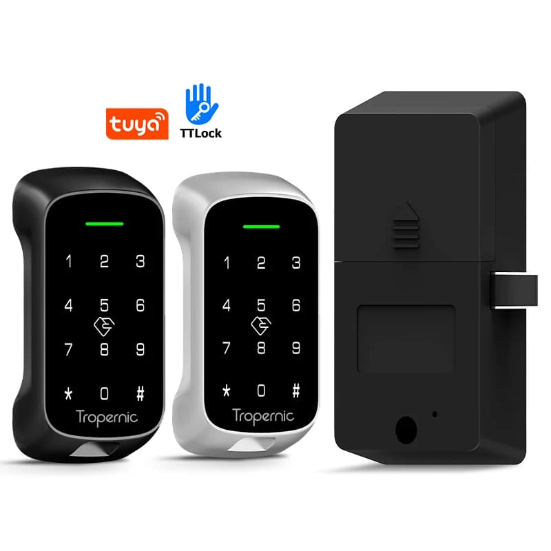 Tuya Smart Fingerprint No Punch Cam Lock Cabinet Lock Door Drawer Classificatore Post Mail Box Mobili Armadietto Serrature per armadietti