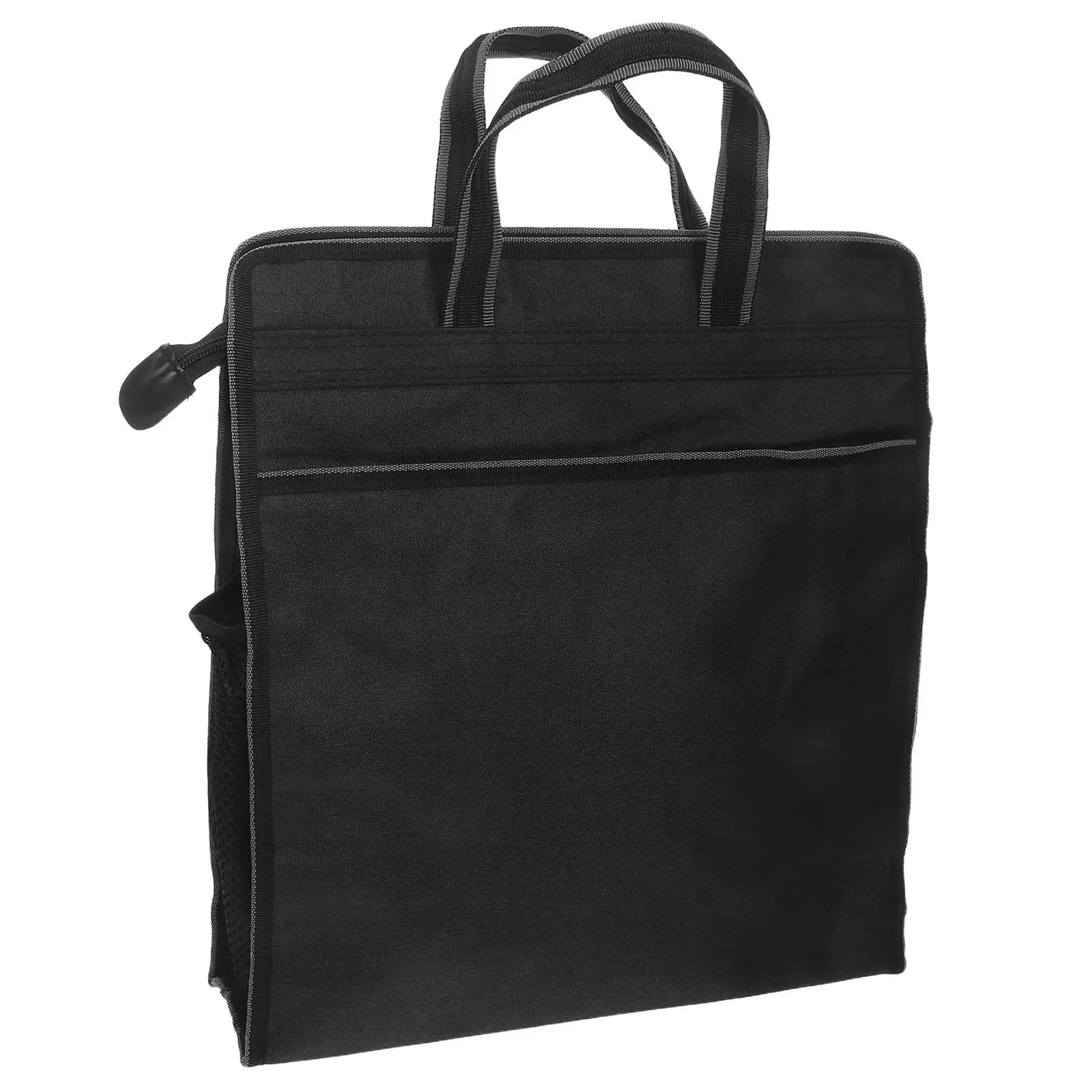 Borsa Portadocumenti da Lavoro in Tessuto Oxford, Organizer con Cerniera Bloccabile, Cartella Portatile per Documenti da Ufficio
