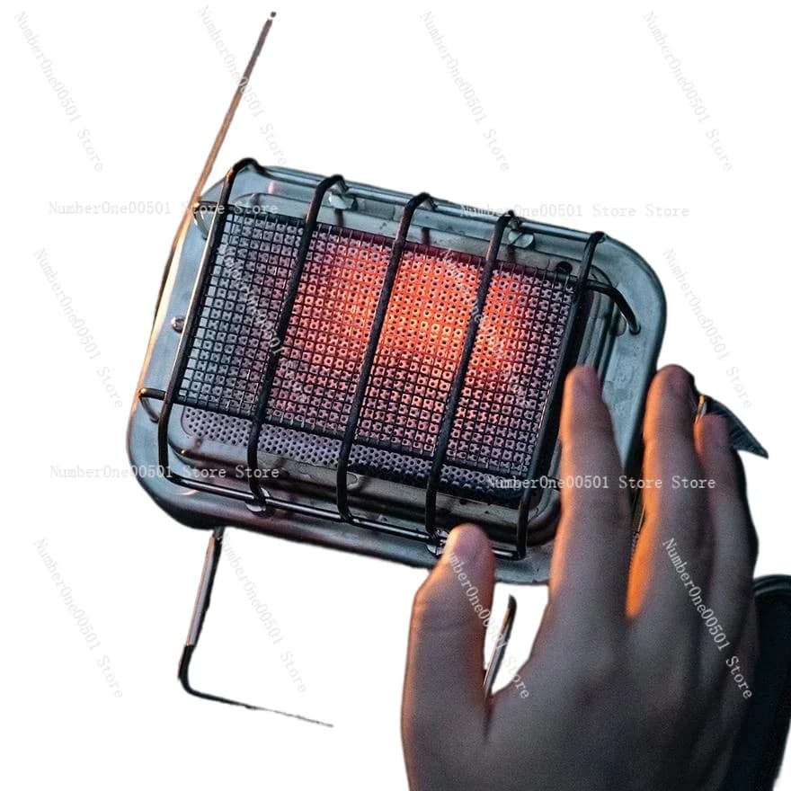 Portable outdoor heater Camping gas cooker Stable multifunction warmer for camping excursions