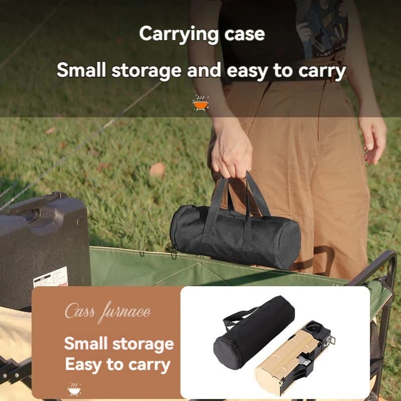 Fornello Portatile a Cartuccia per Campeggio, Attrezzatura da Cucina per Esterni, Fornello Magnetico a Cartuccia, Fornello a Gas per Esterni