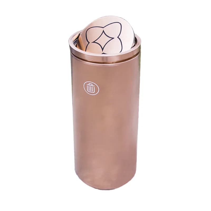 Produzione di prodotti ecologici personalizzati Bidone della spazzatura da giardino Bidone della spazzatura all'aperto Bidoni della spazzatura per il riciclaggio del bacino oscillante