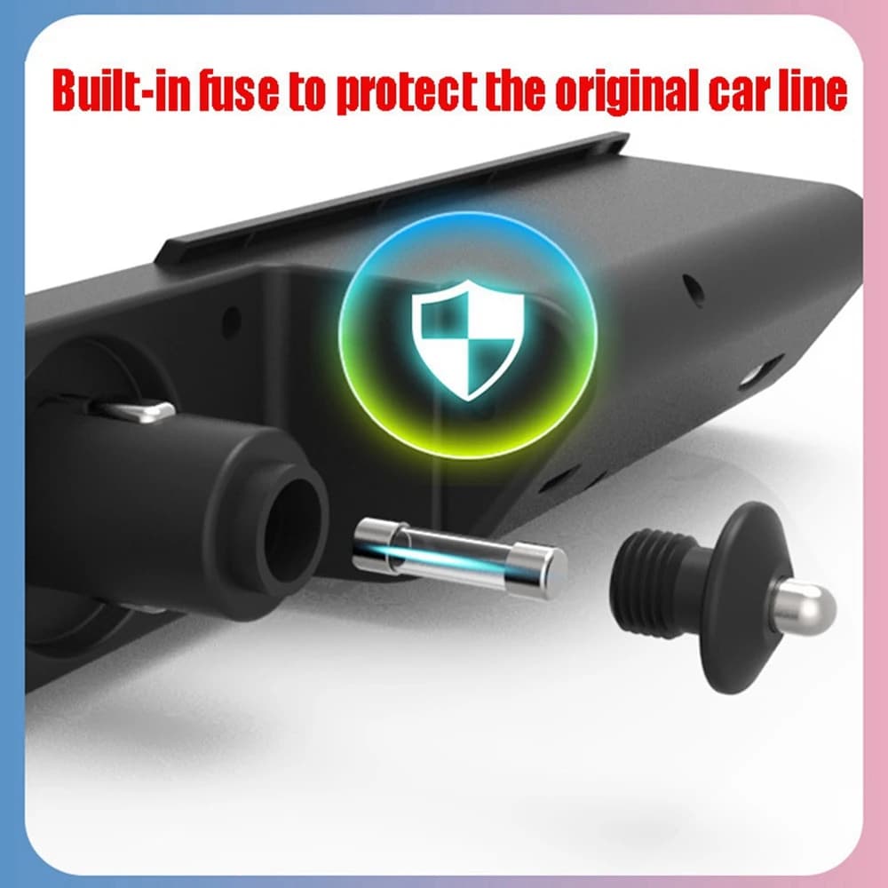 Caricabatteria da auto accendisigari modificato uno per due per Passat B6/B7/CC/Arteon/R36