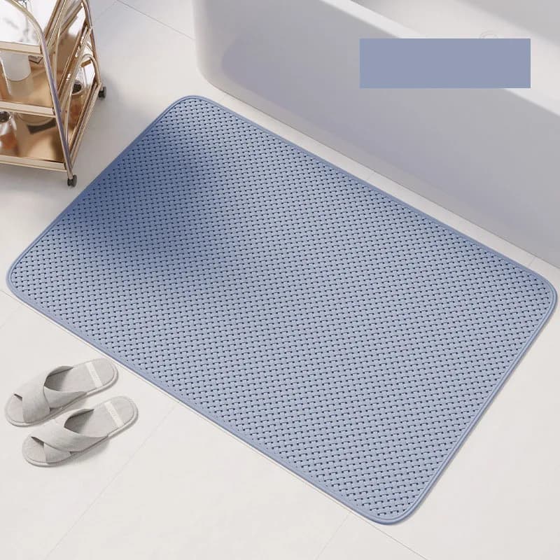 Tappetino per Pavimento in PVC Intrecciato a Motivo Uniforme, Ecologico, ad Asciugatura Rapida, Drenante per Doccia, Morbido Tappeto Antiscivolo per Bagno