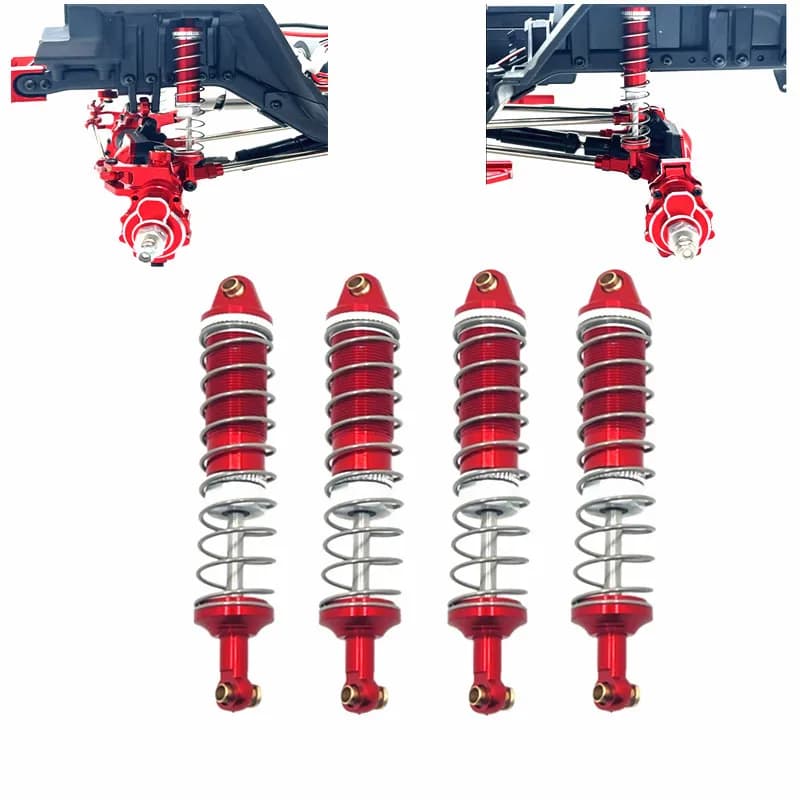 Ammortizzatore idraulico di aggiornamento in metallo per WLtoys 1/10 104006 104010 104020 104026 Parti di automobili RC
