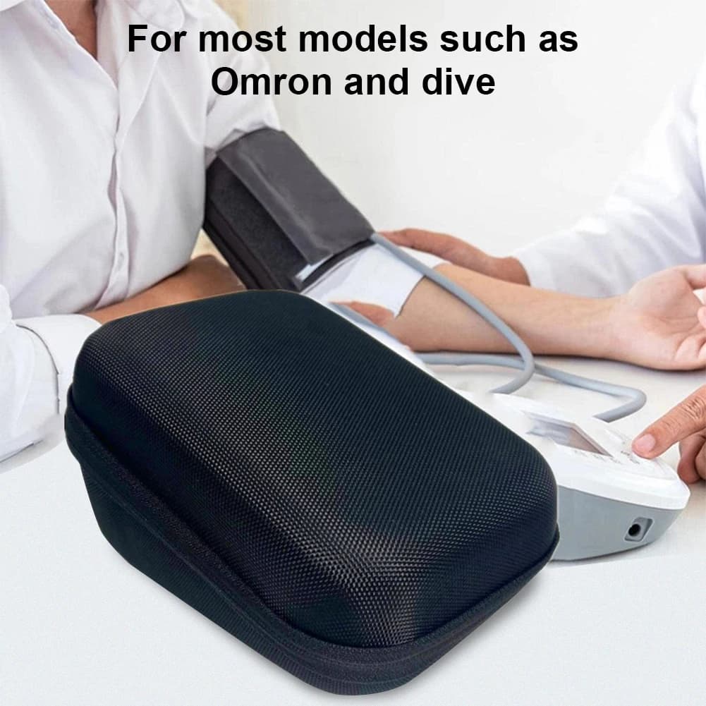 Travel bag for blood pressure transport Omron Yuwell Shockproof housing for upper arm arterial pressure monitor