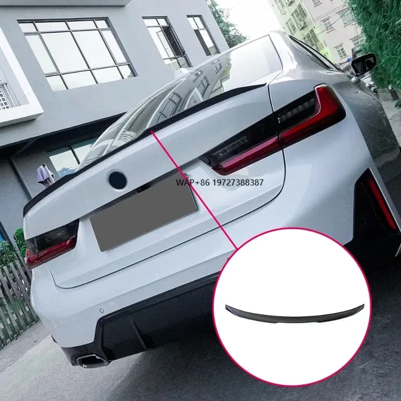 For G20 320i 325i 330i 340i G80 M3 Competition 2020-2026 Carbon CS Style Rear Trunk Spoiler Tail Wing Boot Lip Ducktail
