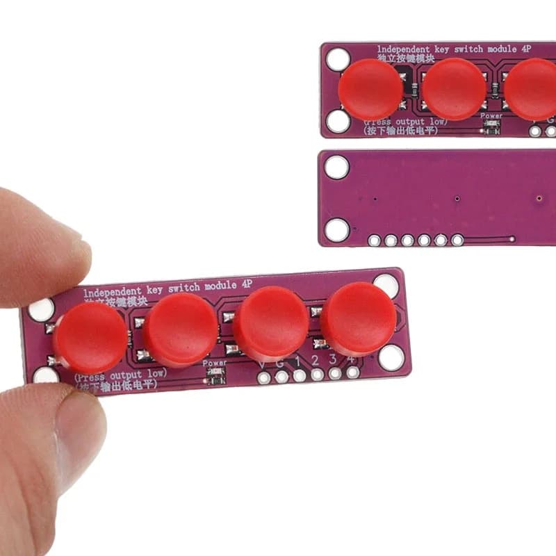 Touch four button switch module compatible with Arduino development board sensor Raspberry Pi 51 MCU suite