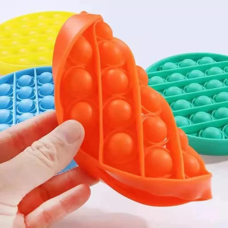 3PCS Silicone Bolla Sensoriale Agitarsi Sollievo dallo stress Thd Autismo Ansia Terapia Giocattoli per bambini Premi in classe Regali di compleanno