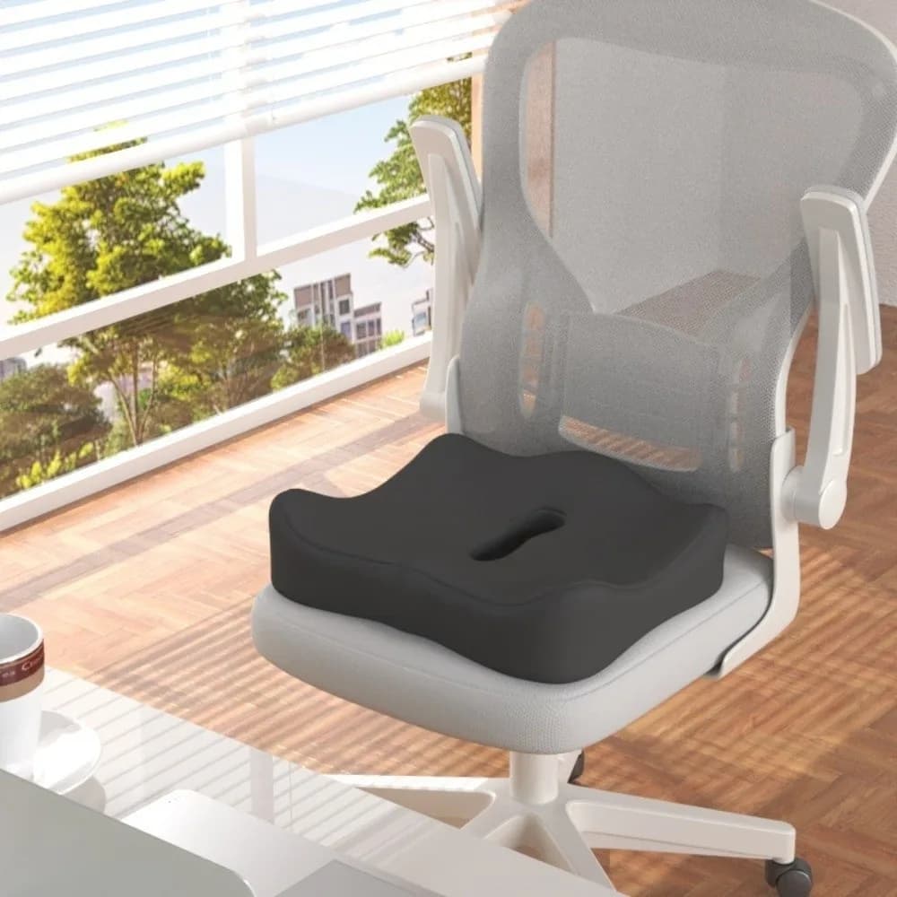 3D Ergonomic Support Memory Foam Seat Cushion Non-Slip Breathable Chair Car Seat Cushion Posture Corrector Home Use