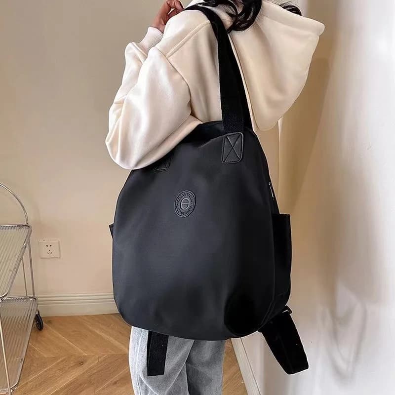 2025 zaino borsa di stoffa per studenti zainetto scuola media uomini e donne stesso stile zaino multifunzionale a spalla singola