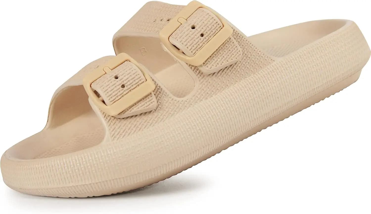 Sandali Weweya per Donna e Uomo - Ciabatte Imbottite - Ciabatte Regolabili con Doppia Fibbia - Sandali Piatti in EVA