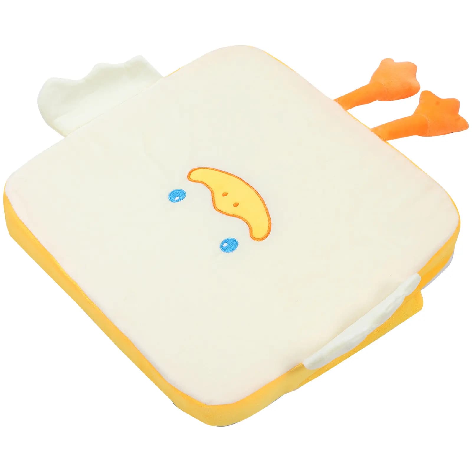 Cuscino Rialzato per Bambini Ispessito per Seggiolone da Tavolo, Antiscivolo, Leggero e Portatile, a Forma di Anatra