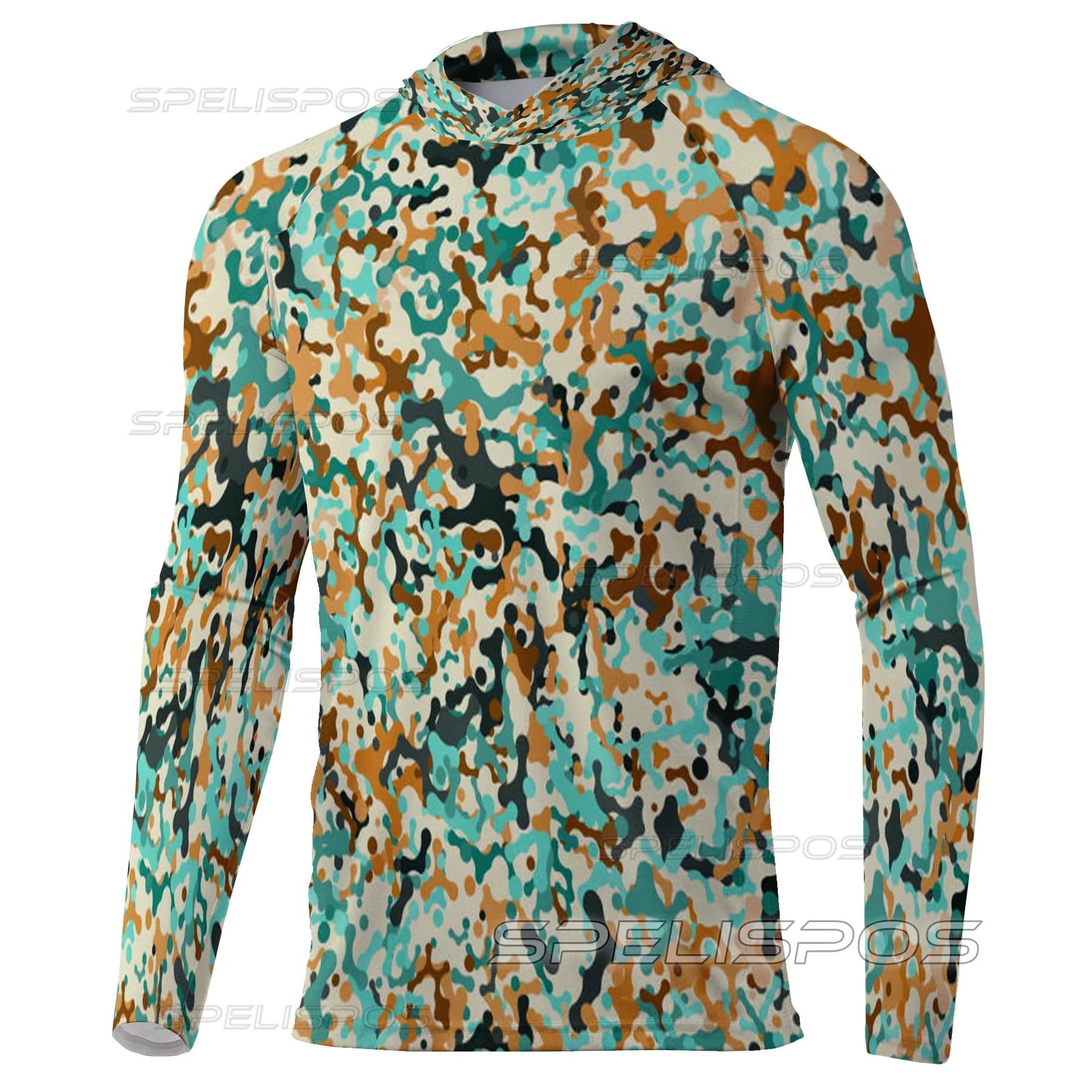 Fishing shirts UPF 50 + anti-uv Yacht Sea Fish hoodie Maillot Beach Gear outdoor sports clothing top Angling wear racing hood