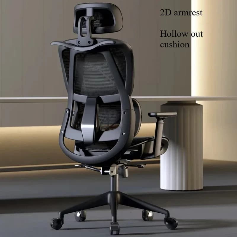 Bracciolo regolabile Sedia poggiatesta 3D Sedia da ufficio ergonomica Computer da gioco Schienale alto Silla Mobili da ufficio pieghevoli reclinabili