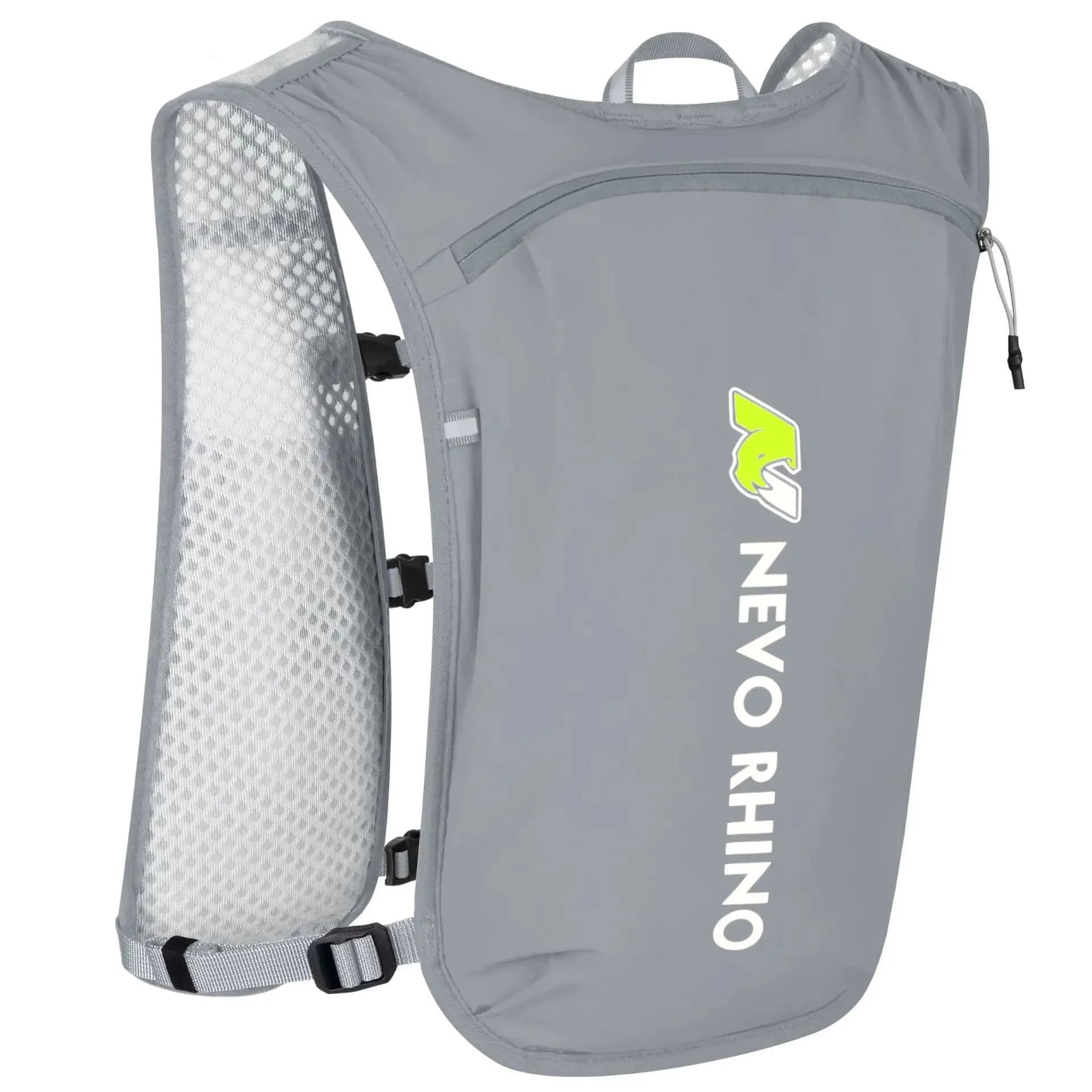 NEVO RHINO Waterproof Running Backpack 5L Ultralight Moisturizing Vest Leather Bag for Mountain Bike Gym Bag Breathable 1.5 Liter Water Bag