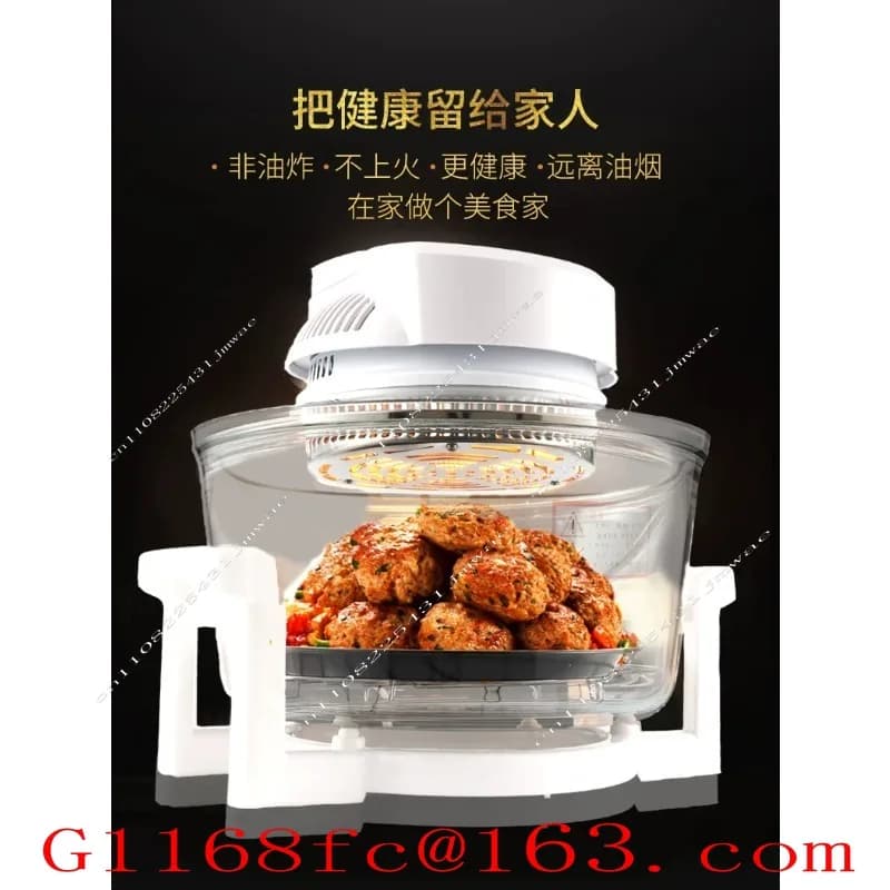 Smart\ Air Fryer Large Capacity Household Oil-Free Multifunctional\ Baking Chip Machine Glass Electric Fryer