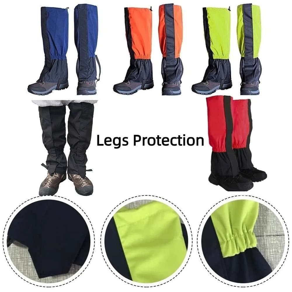 Waterproof Hiking Legging Gaiters Warmer Lightweight Ski Legs Protection Adjustable Nylon Mountaineering Calf Cover