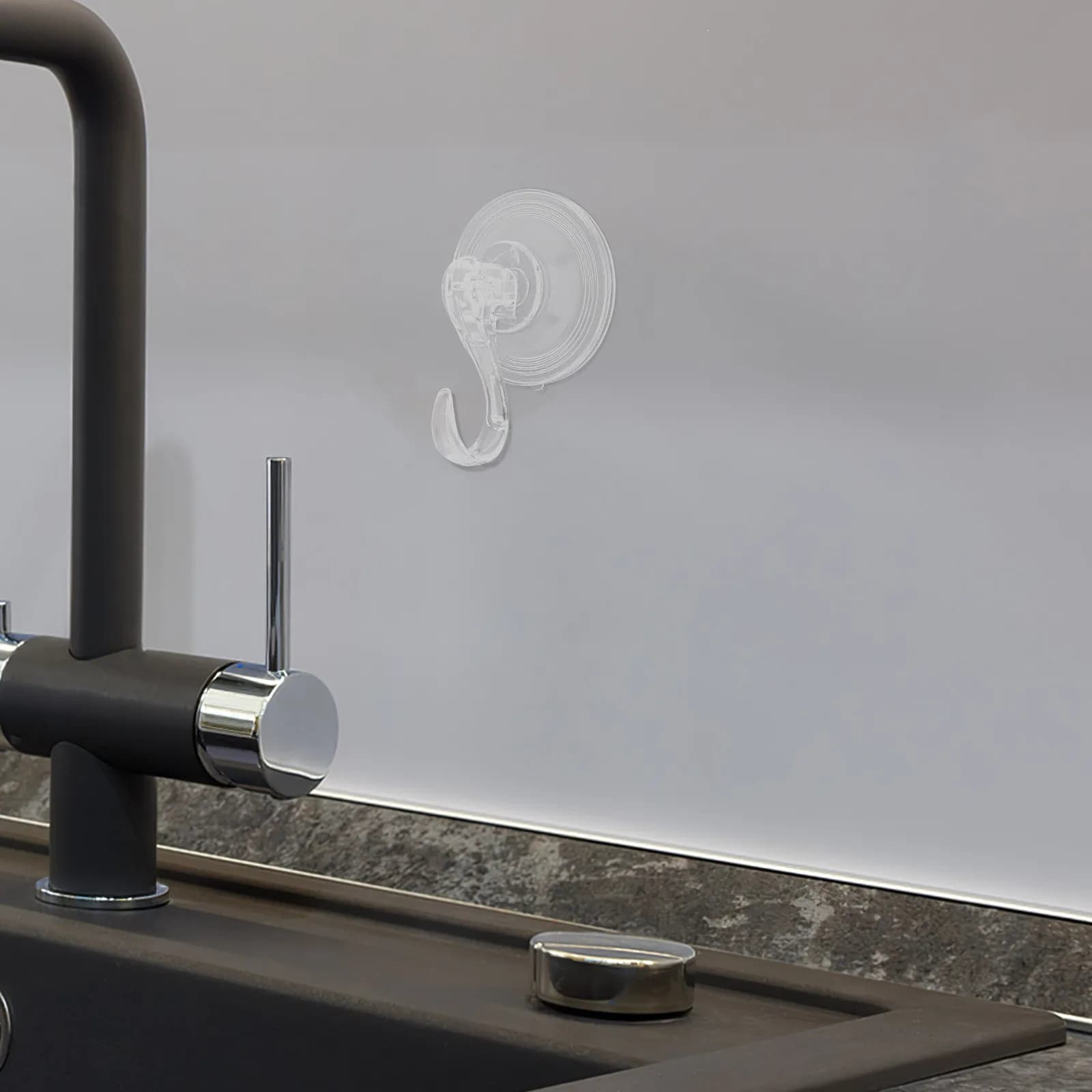Ganci a ventosa senza foratura, impermeabili, a tenuta forte, per bagno, doccia, cucina, porta asciugamani, appendiabiti a ventosa per appendere asciugamani