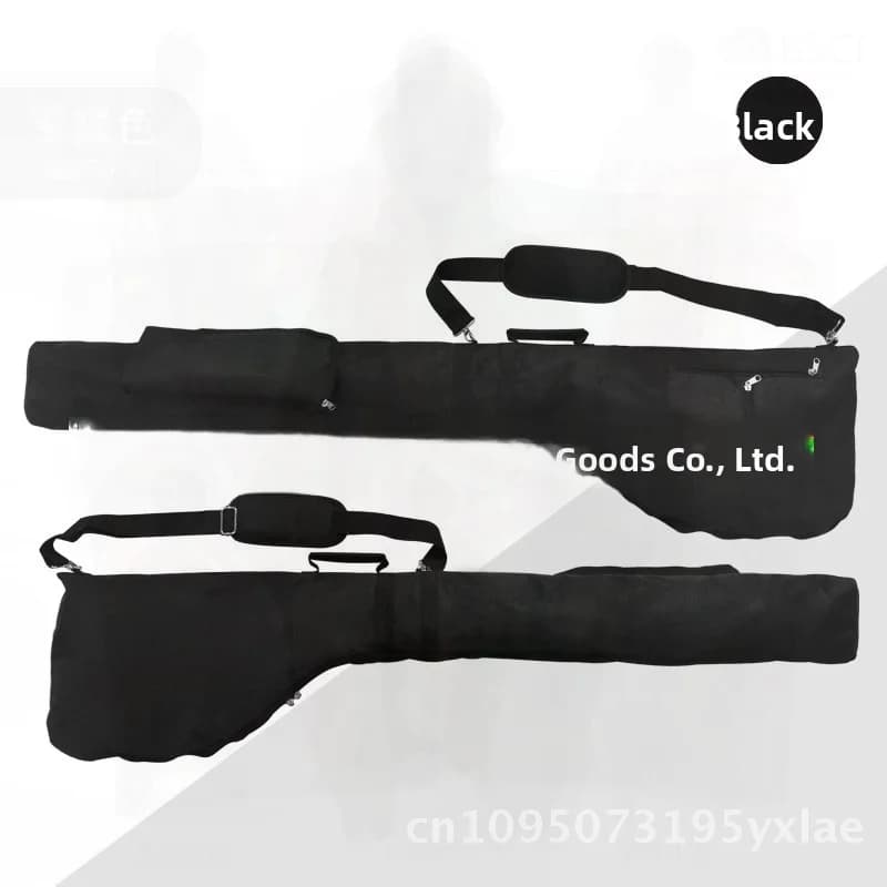 Borsa per esercizi da golf Borsa da trasporto per metà set in nylon morbido con scomparto per palline Borsa da golf impermeabile per uomini e donne in più