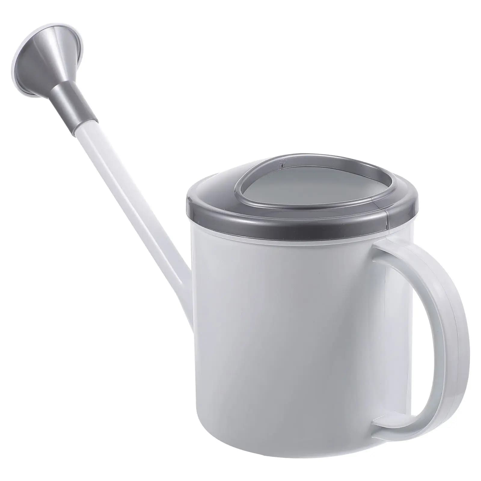 Annaffiatoio in Plastica con Beccuccio Lungo, Impugnatura Ergonomica, Ampia Apertura, per Piante da Interno ed Esterno, Senza Perdite