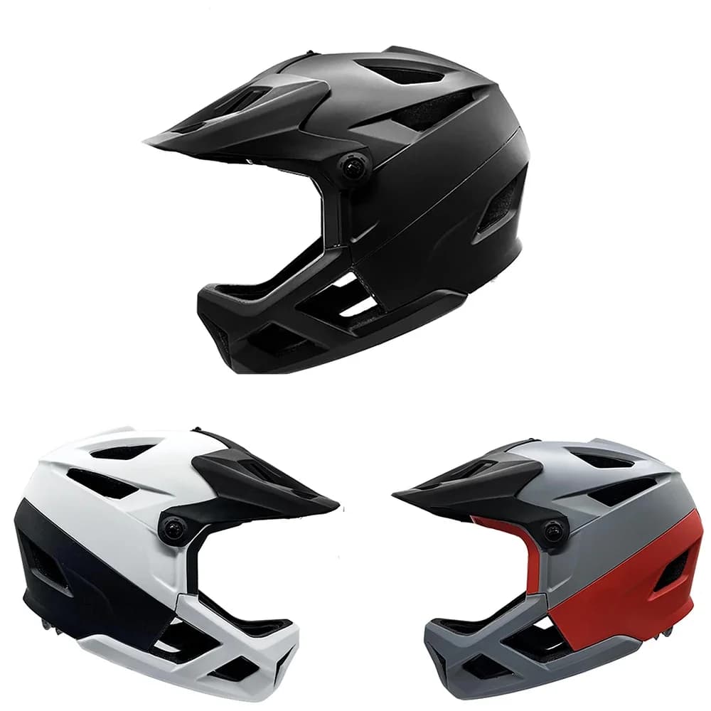 Bicycle helmet MTB integral Professional racing bike Adult visor Ultralight Cycling helmet Safety protection parts thickened