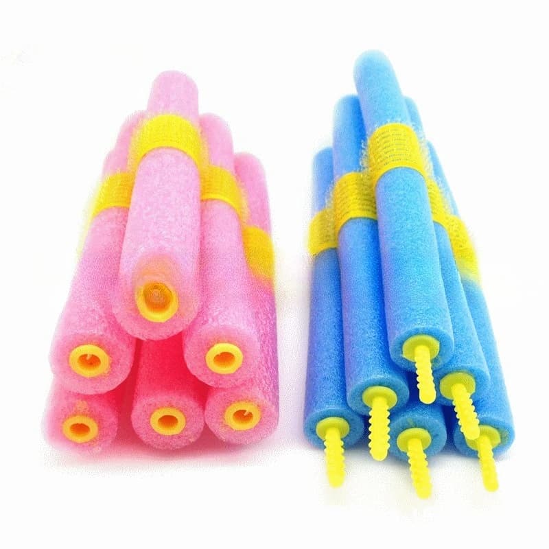 12 pz Bigodini Bigodini ClingBrand New Soft Foam Anion Bendy Hair Tool Drop Shipping