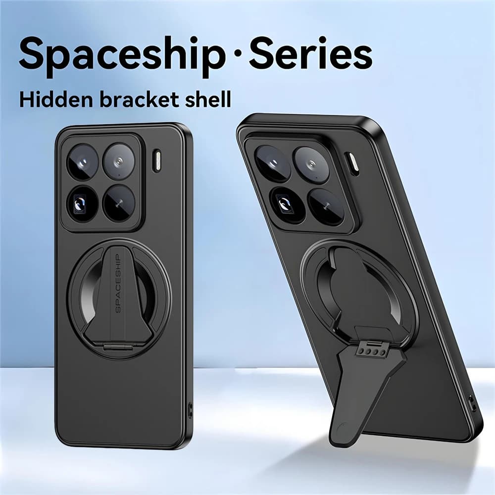 Custodia Magnetica Pieghevole di Lusso per Xiaomi 17 14 15 Ultra 15S Redmi K70 K80 Pro K70E con Protezione per Obiettivo e Colore Solido