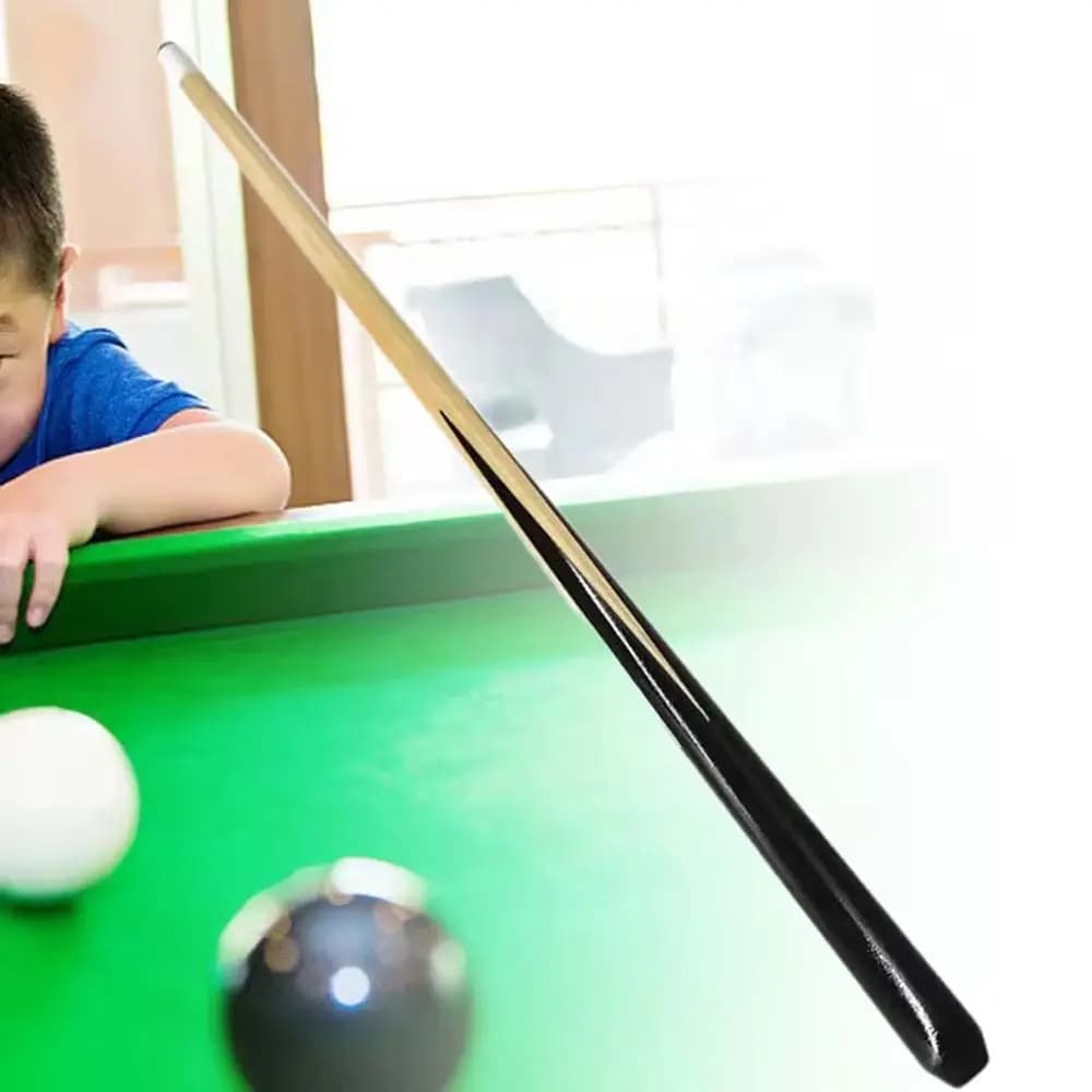 Stecca da Biliardo in Legno 50cm, Corta e Compatta, Professionale per Tavolo da Pool, per Ragazze, Ragazzi e Principianti