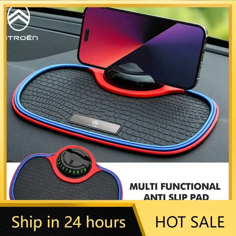 Car Sticker Car Dashboard Anti-Slip PVC Mat Non-Slip Sticky Pad Phone Holder For Citroen C4 C3 C5 C1 C2 C6 VTS C4L DS3 DS4 DS5 G