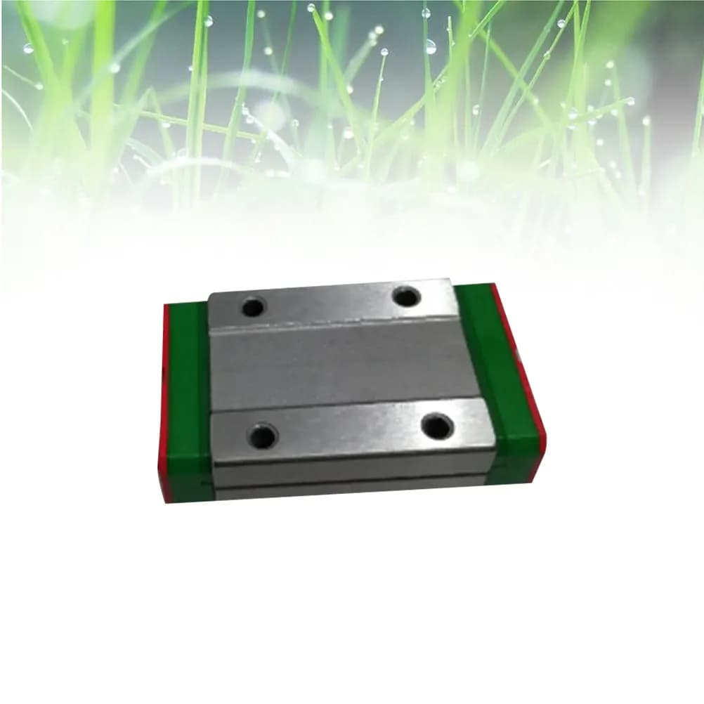 Replacement block for trolley bearing for linear sliding block with self-aligning steel frame, 3D printer accessory
