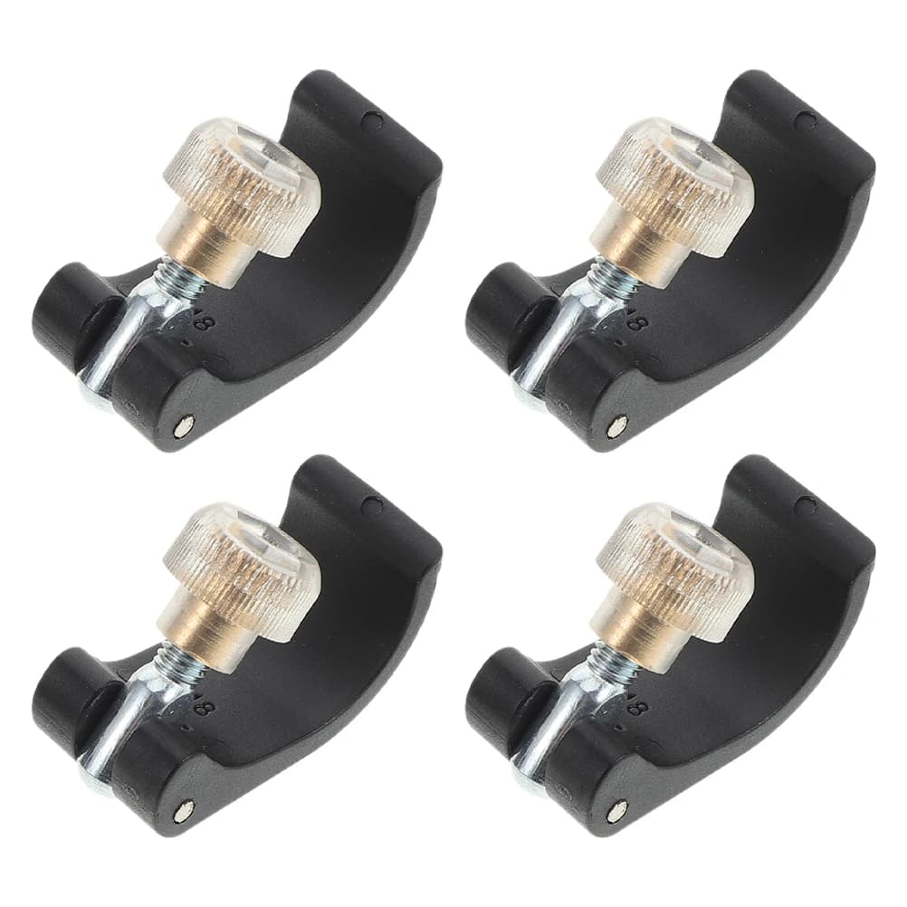 4 piece trekking stick clamp for hiking and mountaineering accessories External handle Locking buckle for outdoor walking poles