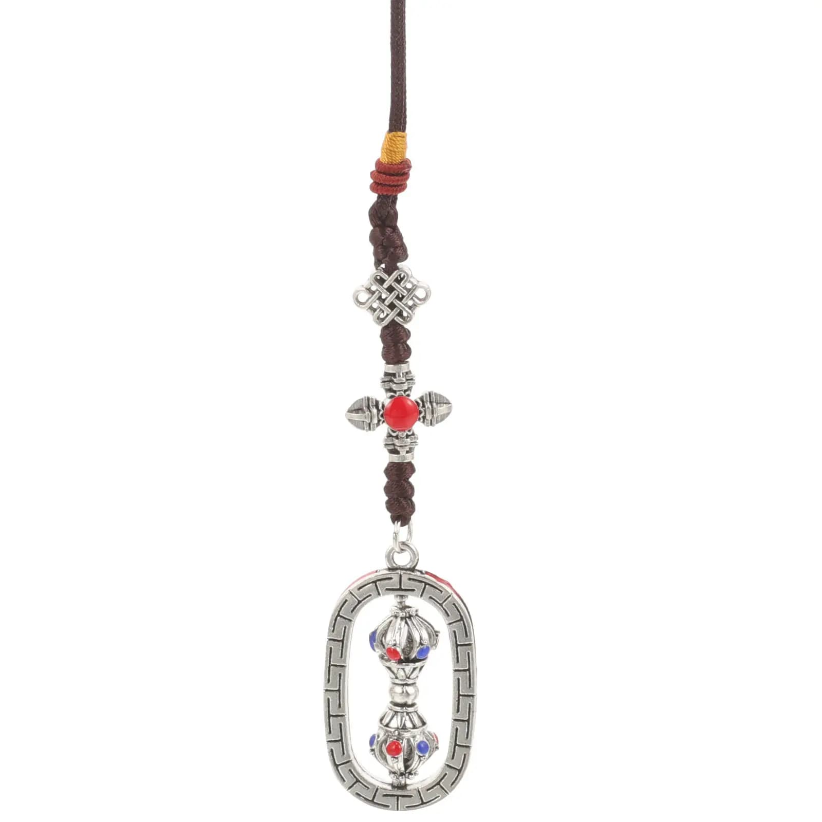 Six-Word Pendant Alloy Bag Pendant Lightweight Creative Hanging Ornament for Car Backpack Suitcase Decoration Tibetan