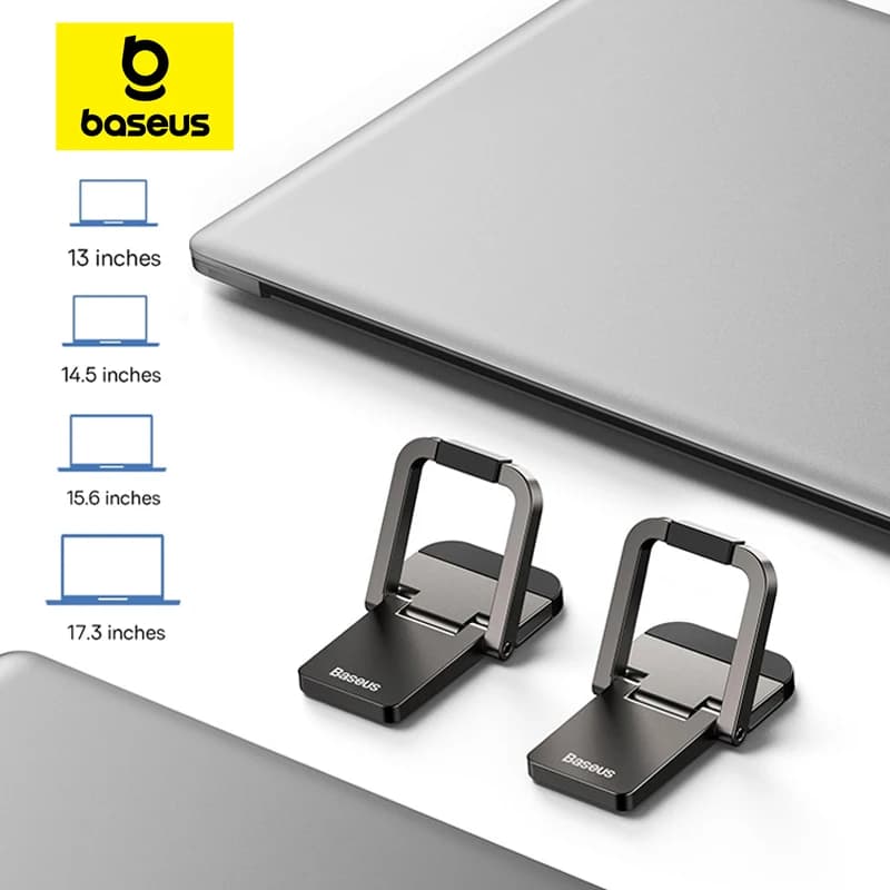 Baseus Cavalletto per laptop per supporto per tastiera del computer Mini supporti per laptop portatili per MacBook Supporto in alluminio per notebook Xiaomi