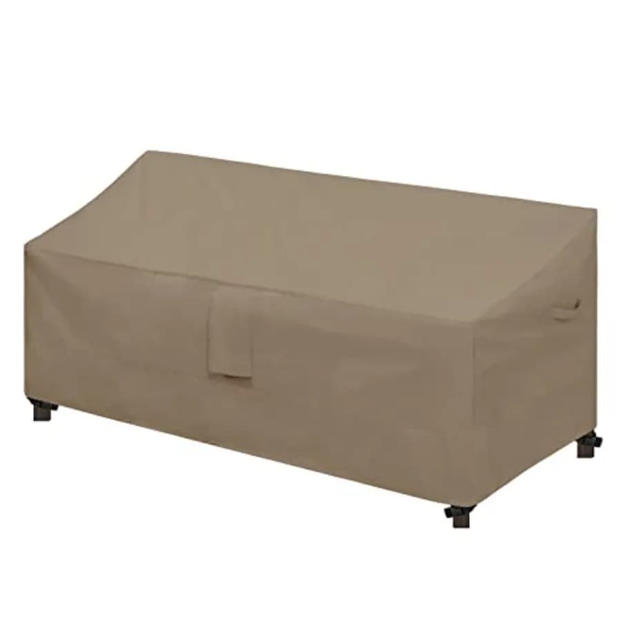 Copertura Impermeabile per Divano da Esterno Easy-Going, Resistente ai Raggi UV, per Divano a 3 Posti, Copertura Resistente alle Intemperie per Mobili da Giardino e Patio con Tasche