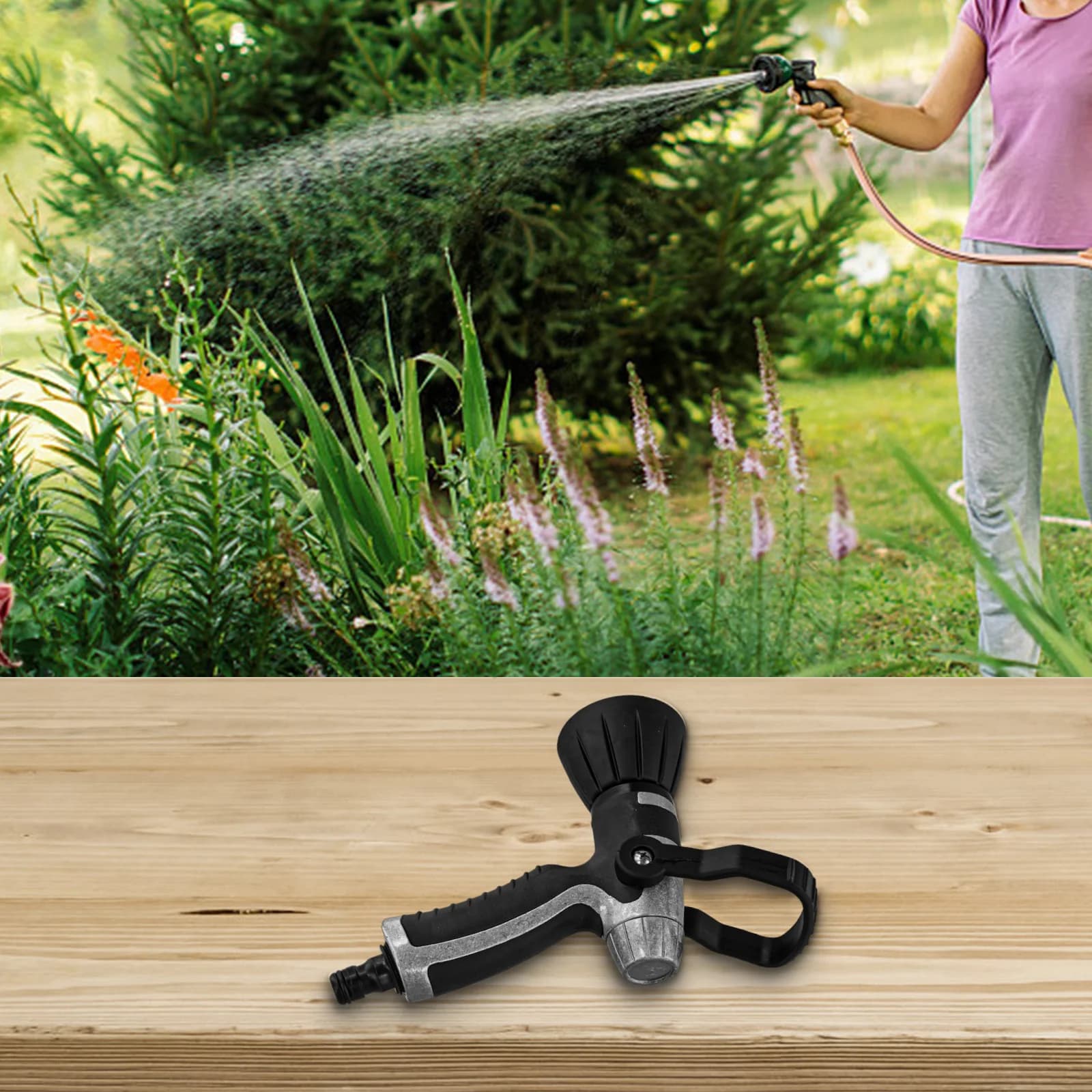 High Pressure Adjustable Metal Vacuum Cleaner for Car Washers and Gardens, Reliable, With Rotating Head, For Home Cleaning, Garden Pipe Tool