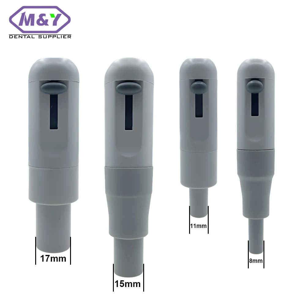 Dentale Saliva Ejector with Low Suction Handle, Fitted Valves with Silicone Head for Teeth Whitening and Cleaning, Dental Equipment