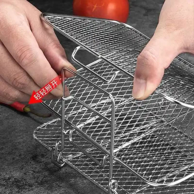 Modern Rug Stainless Steel 304 Ra Tee-Layer BBQ ill Home Use Elfo Multilayer Food Door