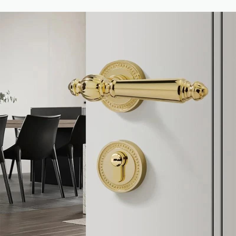Zinc Alloy Door Lock Indoor Bedroom Silent Lock Safety Locks Universal Split Locks Door Handle Hardware