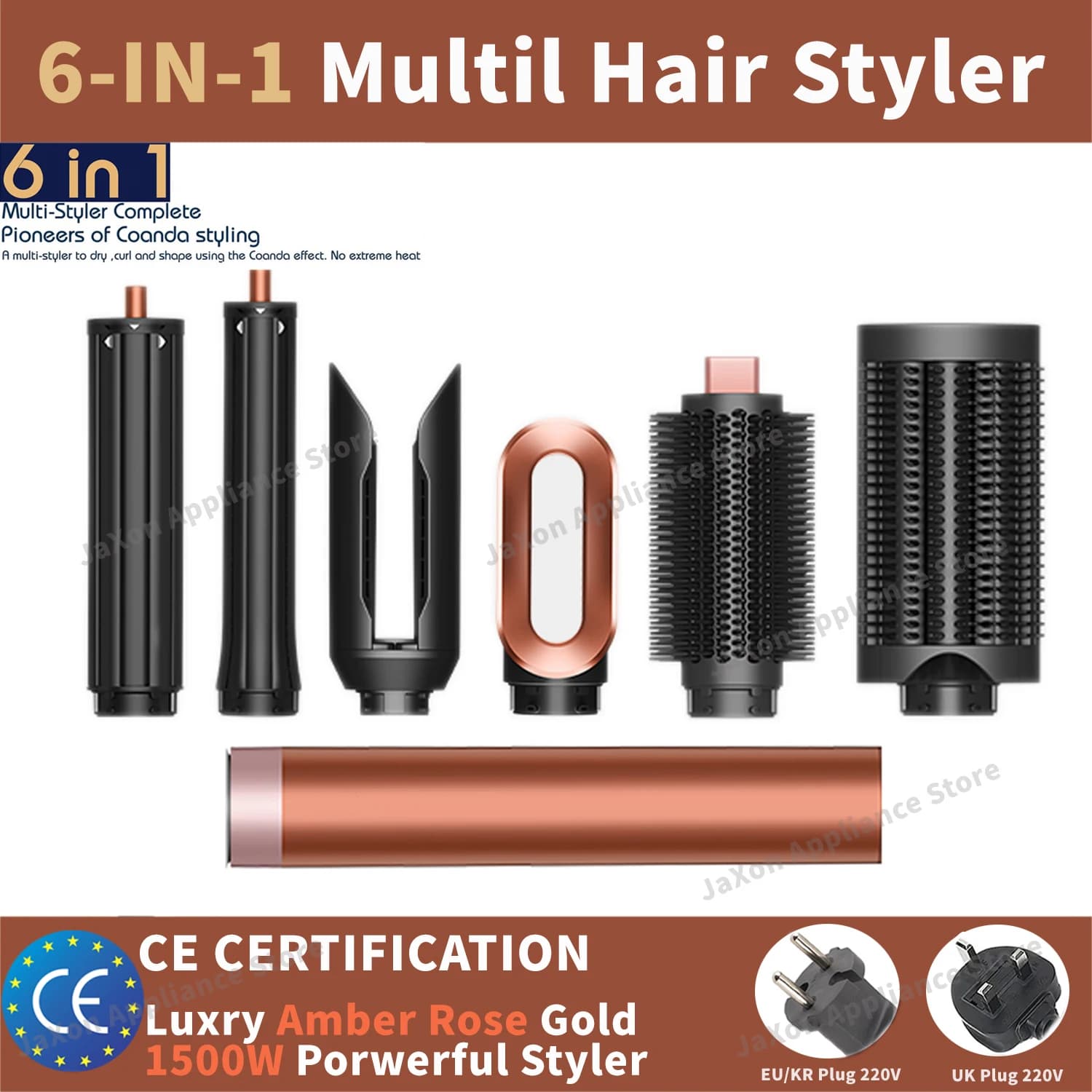Sencimen X19 Updated, Styler Multifunction for Hair with Automatic Wrinkling and Smoothing Function, Wrap Bottle, Professional Hair Dryer