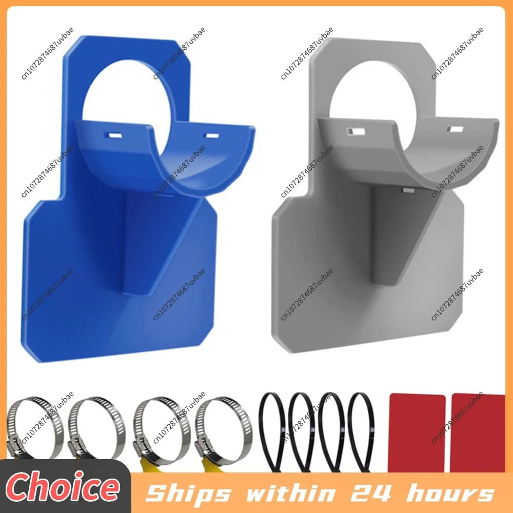 2PCS Swimming Pool Pipe Fixing Holder Support for Intex Above Ground Pool 30-38mm Hose Outlet Mount Bracket with Cable Tie Clamp