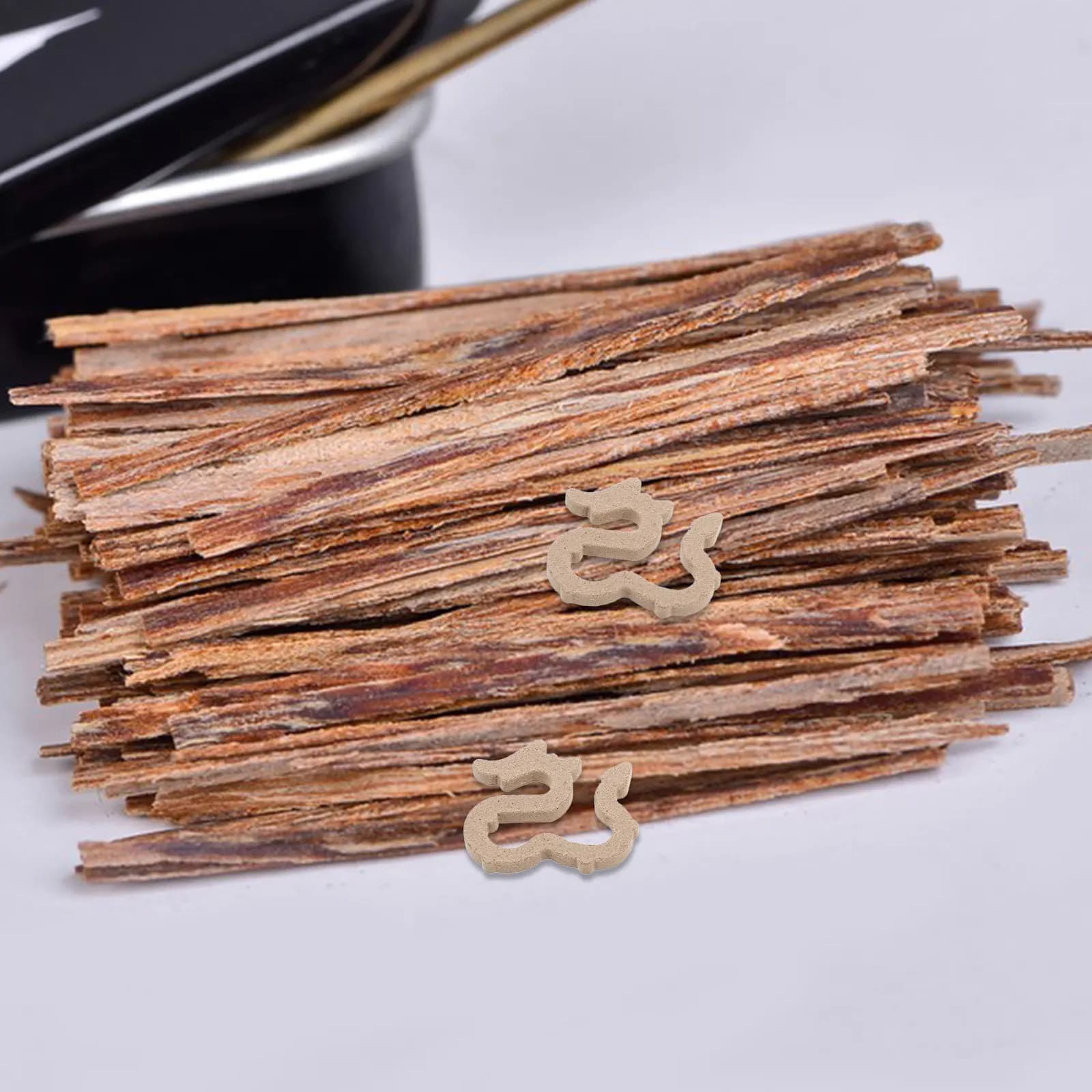 42Pcs Dragon Shaped Incense Blocks Natural Handmade Fragrance for Home Relaxation Meditation Spiritual Aroma Palo Santo Sticks