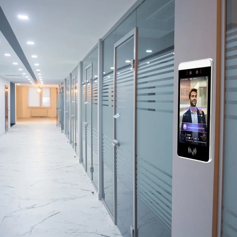 Dispositivo di Riconoscimento Facciale Android da 8 Pollici Personalizzabile con Supporto NFC/IC/ID Card, WiFi e Tecnologia Biometrica OEM ODM