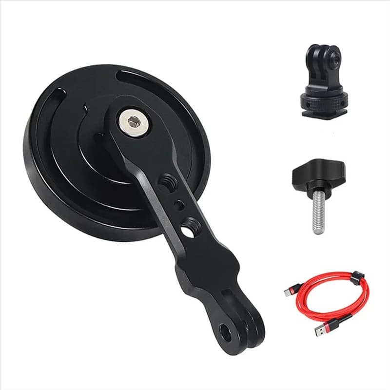 B27B Per Base di ricarica magnetica Magsafe Base per telefono cellulare Supporto rapido per riprese verticali orizzontali con porta slot Gopro