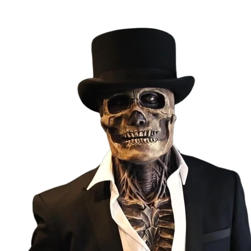2026 Halloween Latex Skull Horror Mask Full Face Helmet Mask Role-playing Party Mask Vampire Charlie Freddy Bio Affordable Good