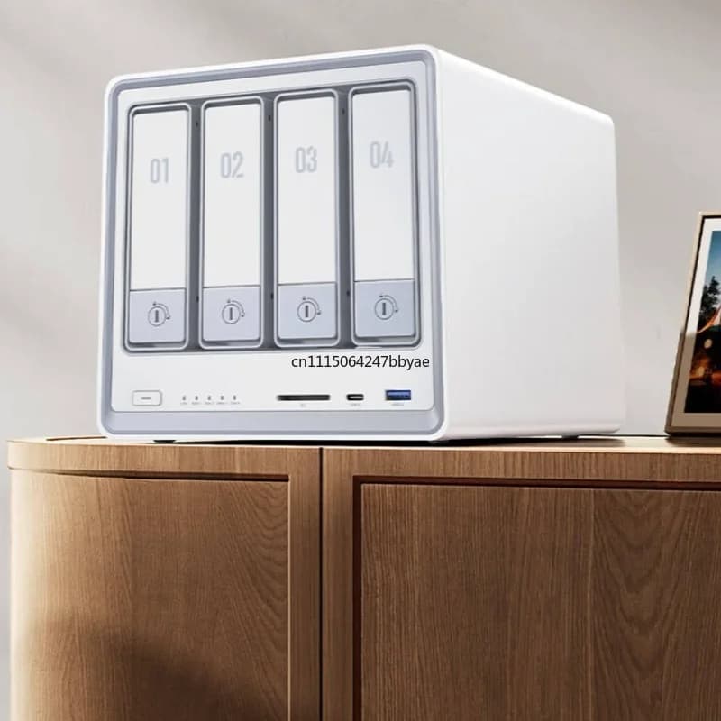 For DXP4800 Plus 4‑Bay Diskless NAS Pentium Gold 8505 CPU 4K 60Hz Output Desktop Network Attached Storage Device