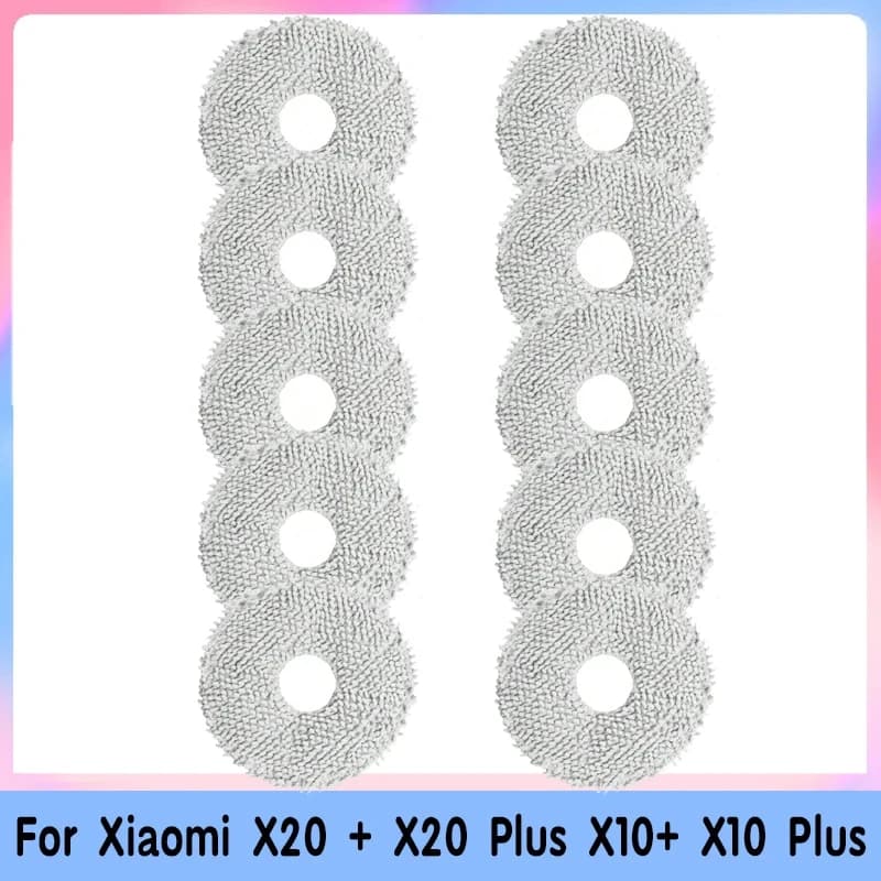 Panno per la pulizia per robot aspirapolvere Xiaomi X20+ / X20 Plus, X10+ X10 Plus; Ricambi per Dreame Bot L10s Pro, L10s Ultra, S10 / S10 Pro, L20 Ultra